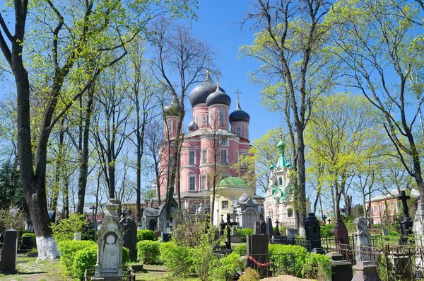 Donskoy Manastırı, Moskova, Rusya — Stok fotoğraf