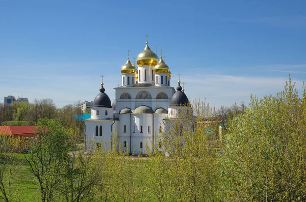 Kathedraal van de veronderstelling in Dmitrov, Rusland — Stockfoto