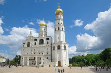 Ivan büyük çan kulesi Moskova Kremlin, Moskova, Rusya Federasyonu