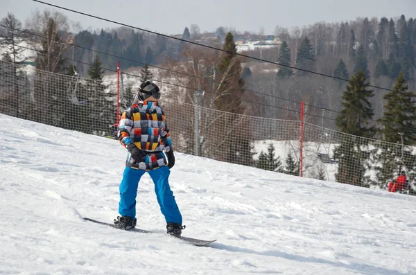 Ski areál Sorochany, Moscow region, Rusko — Stock fotografie