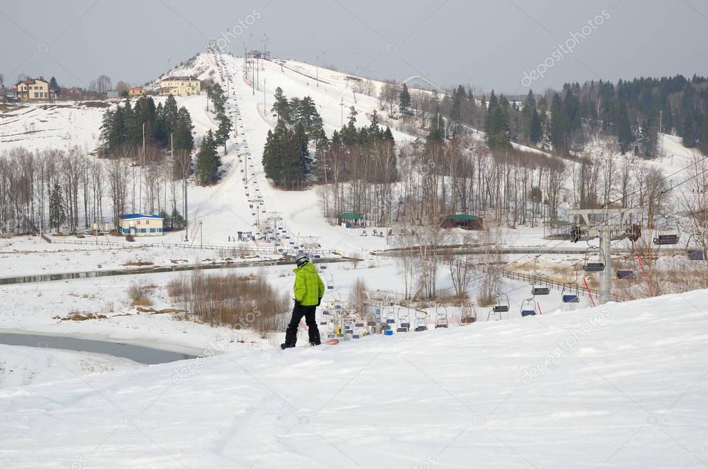 Ski resort Sorochany, Moscow region, Russia