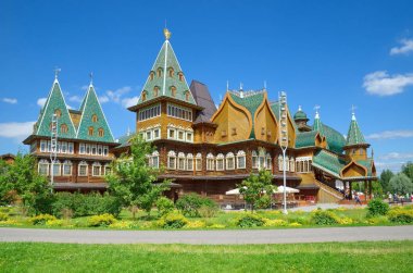 Çar Sarayı Alexei Mikhailovich içinde Kolomenskoye, Moskova, Rusya Federasyonu