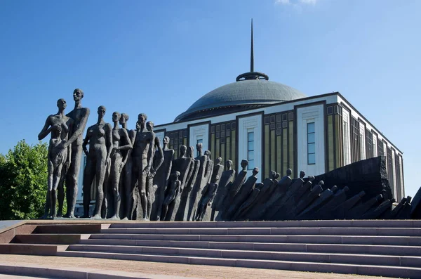 Monument "Tragedy of peoples" on Poklonnaya mountain, Moscow, Russia — Stock Photo, Image