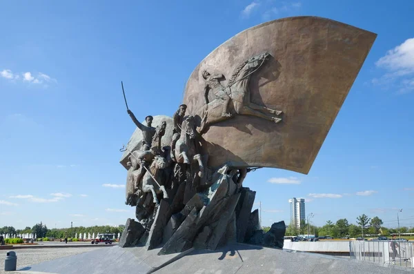 Het monument aan de helden van de eerste Wereldoorlog op Poklonnaya berg, Moskou, Rusland — Stockfoto