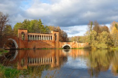 Eski Köprü manor Marfino, Moscow region, Rusya Federasyonu