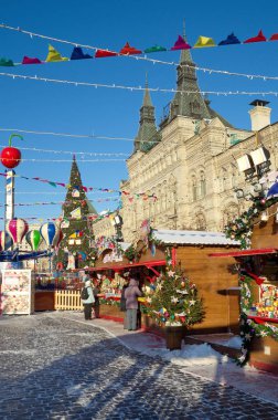 Yeni yıl sakız-adil Kızıl Meydan, Moskova, Rusya