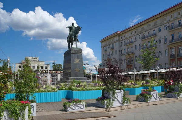 Moskau Russland Juli 2017 Das Denkmal Für Den Gründer Der — Stockfoto