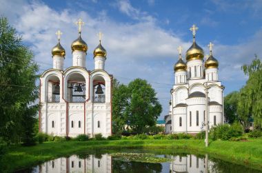 Nikolsky Manastırı Rus Ortodoks Manastırı Pereslavl-Zalessky, Rusya olduğunu. Rusya'nın altın yüzük