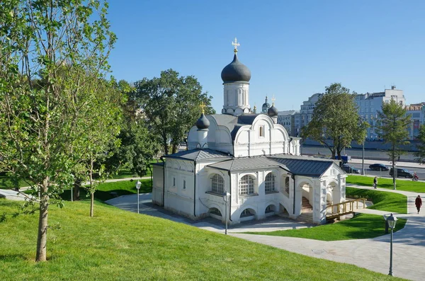 Die Kirche Der Empfängnis Anna Landschaftspark Zaryadye Moskau Russland — Stockfoto
