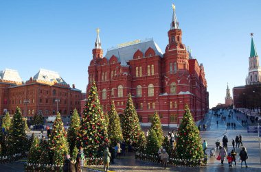 Moskova, Rusya - 9 Ocak 2018: Festivali 