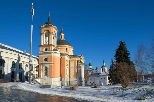 Iglesia Santa Bárbara Calle Varvarka Moscú Rusia —  Fotos de Stock