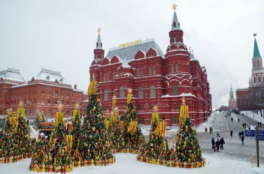 Moskova, Rusya - 8 Şubat 2018: Festivali 