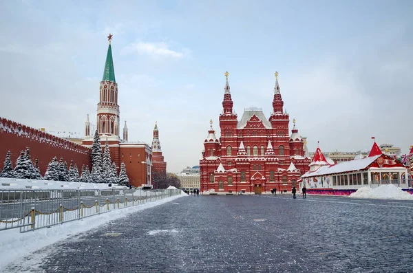 Moscú Rusia Febrero 2018 Museo Histórico Las Torres Del Kremlin — Foto de Stock