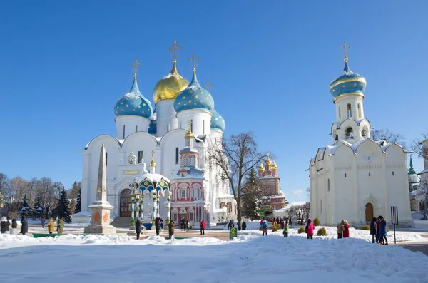 Santísima Trinidad San Sergio Lavra Sergiev Posad Región Moscú Rusia — Foto de Stock