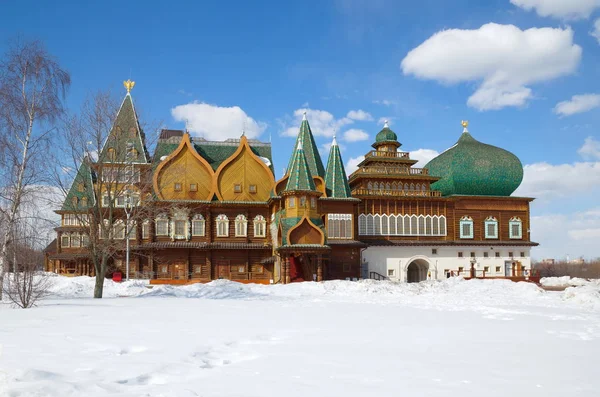 Palacio Del Zar Alexei Mikhailovich Kolomenskoye Moscú Rusia — Foto de Stock