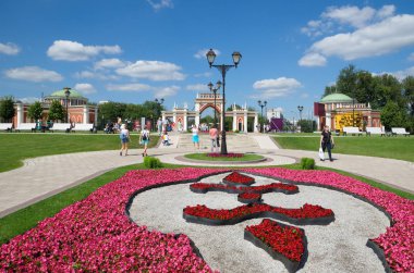 Moskova, Rusya - 9 Ağustos 2017: Müzesi-Estate 