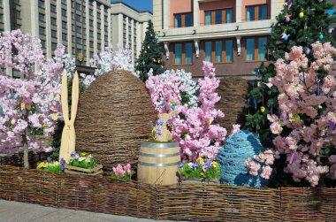 Moskova, Rusya - 9 Nisan 2018: Sadaka Festivali 