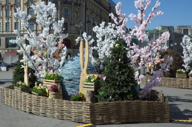Moskova, Rusya - 9 Nisan 2018: Sadaka Festivali 