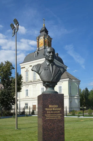 Tula Russland September 2019 Denkmal Büste Makarov Nikolai Fedorovich Ein — Stockfoto