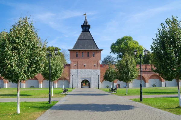 Tula Russia September 2019 View Tower Ivanovsky Gate Tula Kremlin — Stock Photo, Image