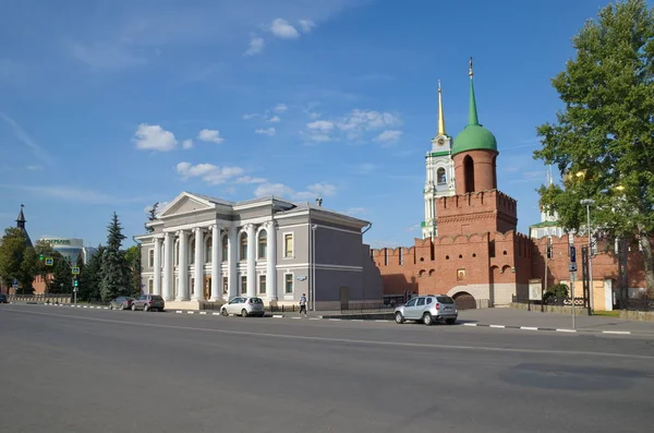 Tula Ρωσία Σεπτεμβρίου 2019 Άποψη Της Οδού Mendeleevskaya Μουσείο Σαμοβάρων — Φωτογραφία Αρχείου