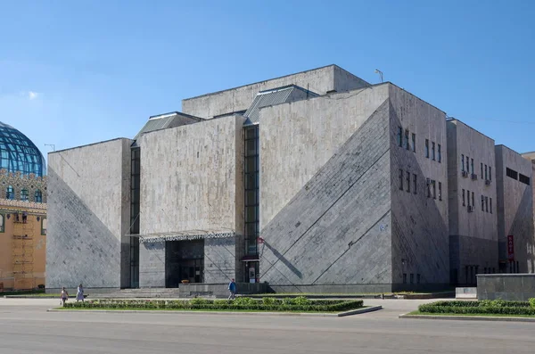 Moskva Rusko Srpna 2018 Pavilon Odborové Výstaviště Vdnhu Postaven Roce1987 — Stock fotografie