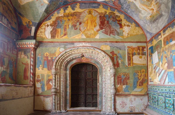 Yaroslavl Ρωσία Ιουλίου 2019 Τοιχογραφίες Της Εκκλησίας Του Προφήτη Ηλία — Φωτογραφία Αρχείου