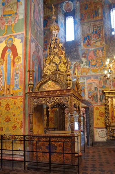 Yaroslavl Rusia Iulie 2019 Interiorul Bisericii Lui Ilie Profetul — Fotografie, imagine de stoc