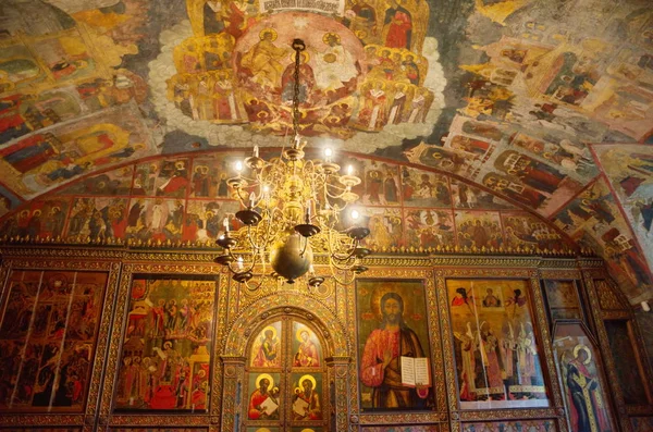 Jarosław Rosja Lipca 2019 Wnętrze Kościoła Proroka Eliasza — Zdjęcie stockowe