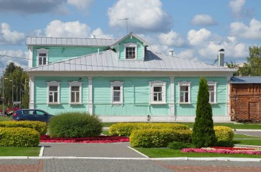 Kolomna, Rusya - 17 Ağustos 2018: Kolomna Kremlin topraklarındaki Kuprin Evi
