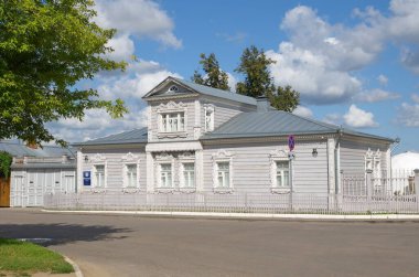 Kolomna, Rusya - 17 Ağustos 2018: Kolomna Kremlin 'de Lviv Hanesi, 19. yüzyılda inşa edildi.