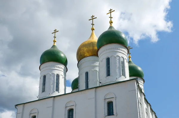 Domes Cathedral Assumption Blessed Virgin Mary Kolomna Russia — Stock Photo, Image