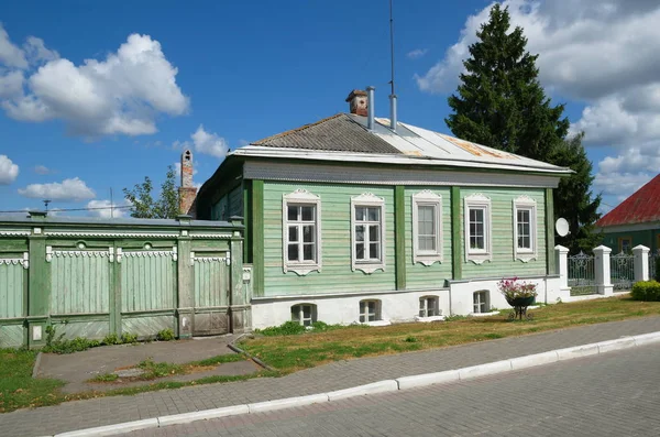 Edificio Residenziale Legno Kolomna Russia — Foto Stock