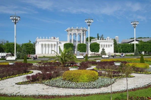 Moscow Russia May 2019 Beautiful Landscaping Pavilion Culture Vdnh — ストック写真