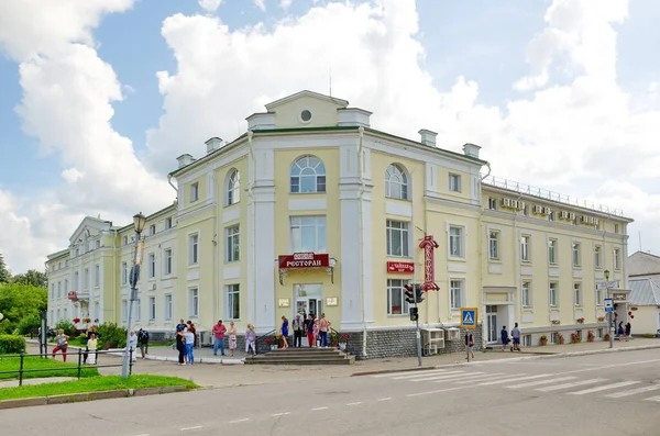 Suzdal Russia July 2019 Ξενοδοχείο Εστιατόριο Sokol Χρυσό Δαχτυλίδι Της — Φωτογραφία Αρχείου