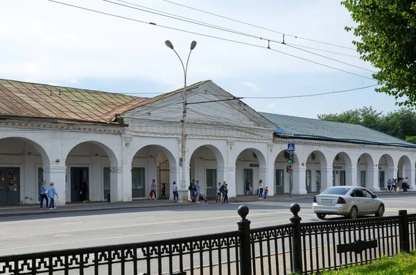 Kostroma Rússia Julho 2019 Vista Verão Das Linhas Vermelhas Anel — Fotografia de Stock