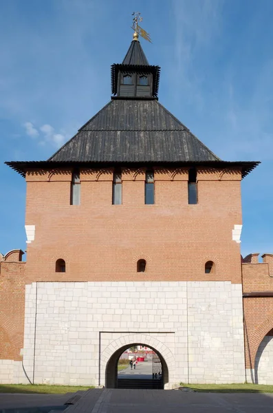 Tula Rússia Setembro 2019 Torre Portão Água Tula Kremlin — Fotografia de Stock