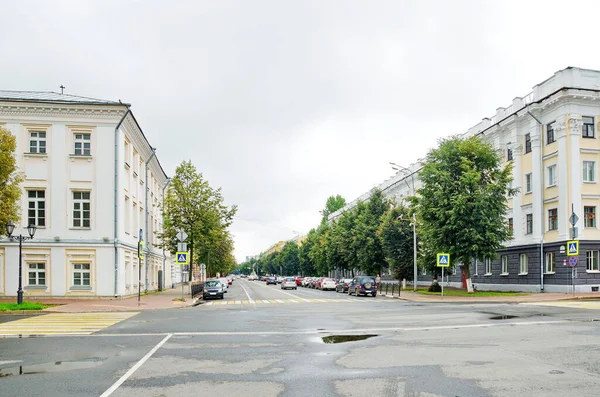 Vista Calle Sovetskaya Yaroslavl Rusia — Foto de Stock
