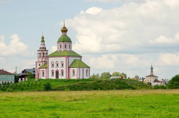 Igreja Elias Profeta Montanha Ivanova Igreja Ícone Tikhvin Mãe Deus — Fotografia de Stock