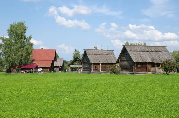 Suzdal Rusya Temmuz 2019 Ahşap Mimari Köylü Yaşamı Müzesi — Stok fotoğraf