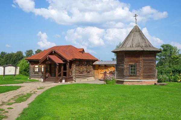 Suzdal Oroszország 2019 Július Faépítészet Paraszti Élet Múzeuma Bedrino Kovrovsky — Stock Fotó