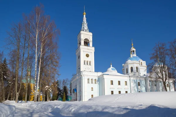 Catedral Salvador Mosteiro Spaso Blachernae Rússia Região Moscou Distrito Dmitrov — Fotografia de Stock