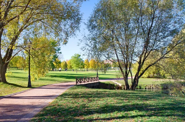 Autumn Park Tsaritsyno Moscow Russia — Stock Photo, Image