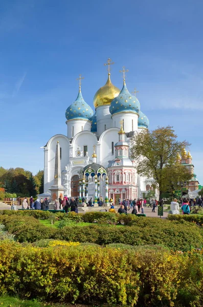 러시아 Sergiev Posad Russia 2018 Holy Trinity Sergius Lavra 천주교회와 — 스톡 사진
