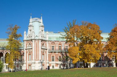 Moskova, Rusya - 12 Ekim 2018: Devlet tarihi ve mimari müze rezervi 