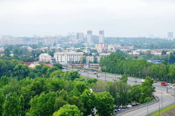 Jaroslawl Russland Juli 2019 Sommerblick Vom Glockenturm Des Spaso Preobrazhensky — Stockfoto