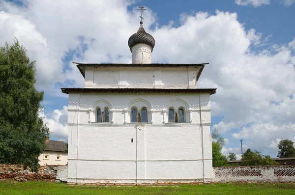 Puerta Iglesia Anunciación Santísima Theotokos Monasterio Spaso Evfimiev Suzdal Anillo —  Fotos de Stock