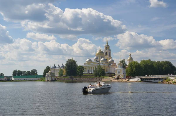 Monastery Nilo Stolobenskaya Desert Lake Seliger Tver Region Russia — Stock Photo, Image