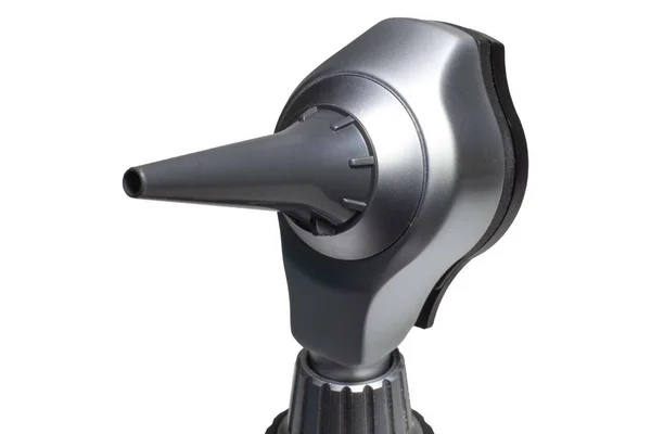 Otoskop huvud med disponibla öra spets — Stockfoto