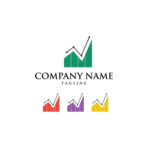 Финансовая биржа Бизнес-банкинг Логотип — стоковый вектор